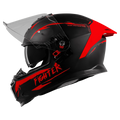 STEELBIRD Sbh 57 Fighter F2 Black Red Full Face Helmet