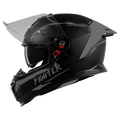 STEELBIRD Sbh 57 Fighter F2 Black Silver Full Face Helmet