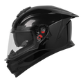 STEELBIRD Sbh 57 Fighter Glossy Black Full Face Helmet
