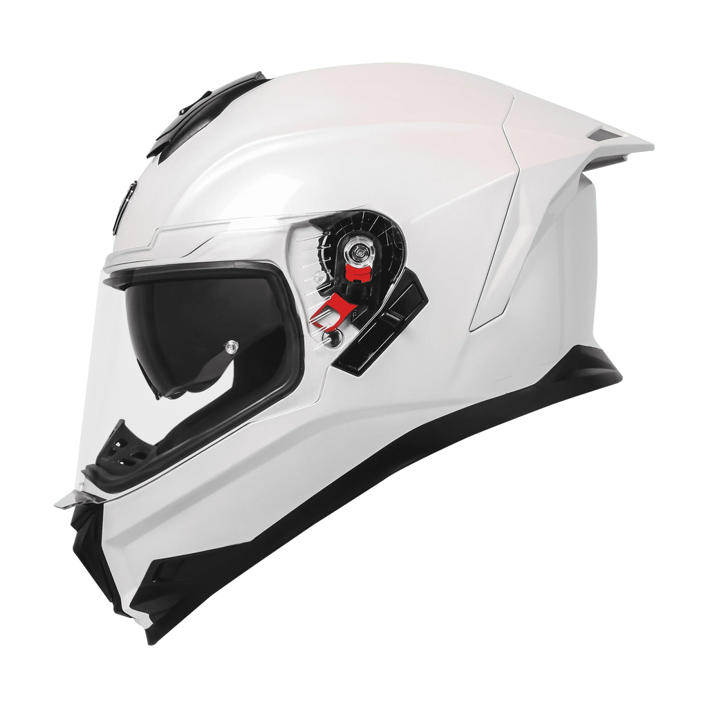 STEELBIRD Sbh 57 Fighter White Full Face Helmet
