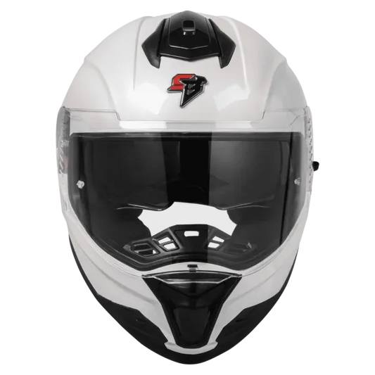 STEELBIRD Sbh 57 Fighter White Full Face Helmet