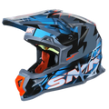 SMK Allterra Flumine GL-651 Black White Off Road Helmet