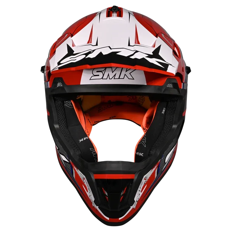 Smk Allterra Maverix GL 321 Red Black Off Road Helmet
