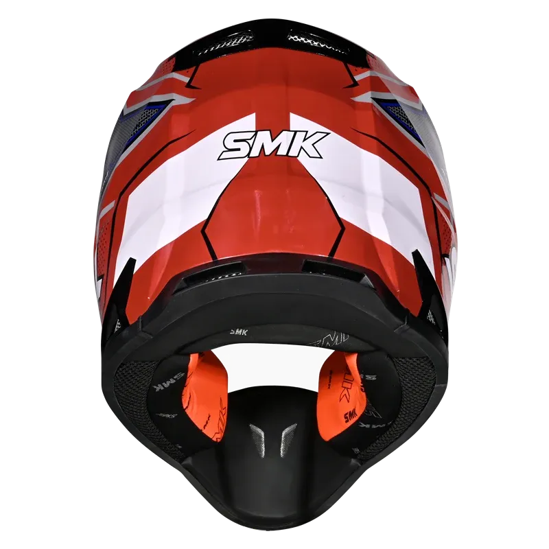 Smk Allterra Maverix GL 321 Red Black Off Road Helmet