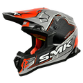 Smk Allterra Maverix GL 627 Gray Red Off Road Helmet