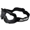 Smk Goggles Clear Lens Grey Mirror Riding Gears