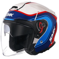 Smk Gtj Libero Gl153 Red White Blue Half Face Helmet
