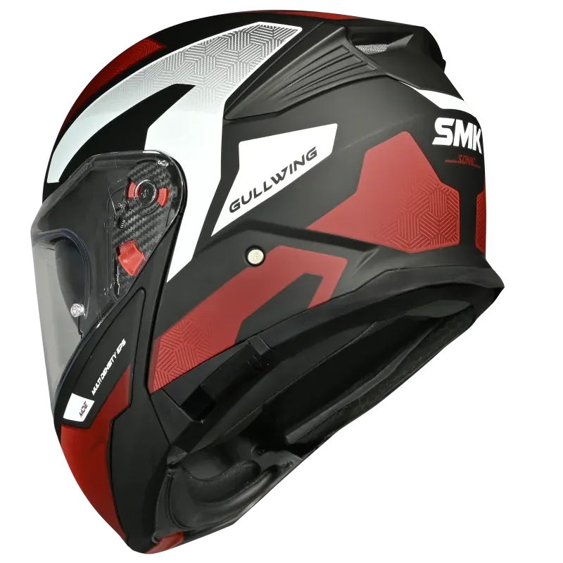 Smk Gullwing Sonic Ma231 Matt Full Face Helmet