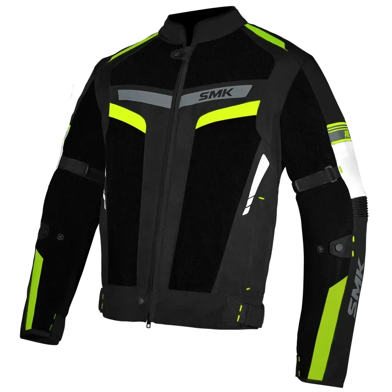Smk Infinity Rush Black Fluo Yellow Riding Jacket