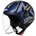 Smk Laminar Starz Graphic GL565 Half Face Helmet