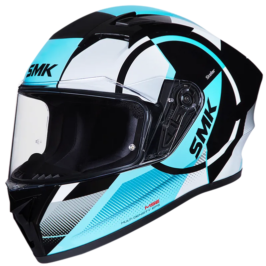 SMK Stellar Faro Blue White Gl Full Face Helmet