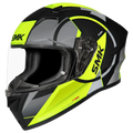 Smk Stellar Faro Gl264 Black Gray Yellow Full Face Helmet