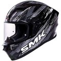 SMK Stellar Sports Gl266 Black Grey Full Face Helmet