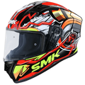 SMK Stellar Gl 234 Red Yellow Full Face Helmet