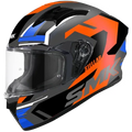 SMK Stellar K Power Ma 635 Grey Red Blue Full Face Helmet