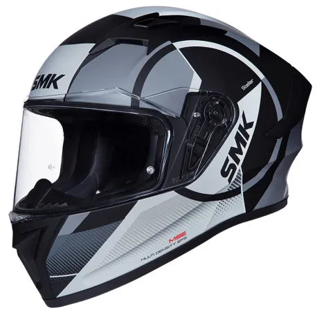 SMK Stellar Ma 266 Mat Black Grey Full Face Helmet