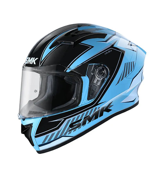 SMK Stellar Sports S01 Adox Gl512 Blue Red Full Face Helmet