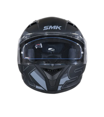 STUDDS Smk Stellar Sports Stage Ma262 Matt Black Grey Full Face Helmet