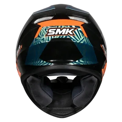 Smk Steller Fury Gl257 Blue Full Face Helmet