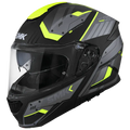 SMK Tekker Black Grey Yellow Gl264 Full Face Helmet