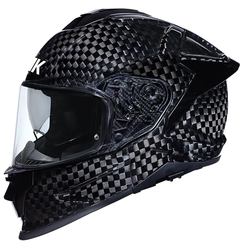 Smk Titan Carbon GL200 Ca Black Full Face Helmet