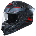 SMK Titan Carbon Nero Graphics Gl263 Full Face Helmet