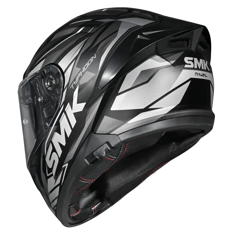 Smk Typhoon S01 Rival Dual Spoiler Ma266 Full Face Helmet
