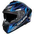 Smk Typhoon S01 Rival GL 256 Blue Black Full Face Helmet
