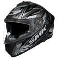 Smk Typhoon S01 Rival MA266 Black Gray Full Face Helmet