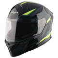 VEGA Sonic Dx Black Neon Yellow Full Face Helmet