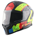 VEGA Sonic Dx Legend Black Neon Yellow Full Face Helmet