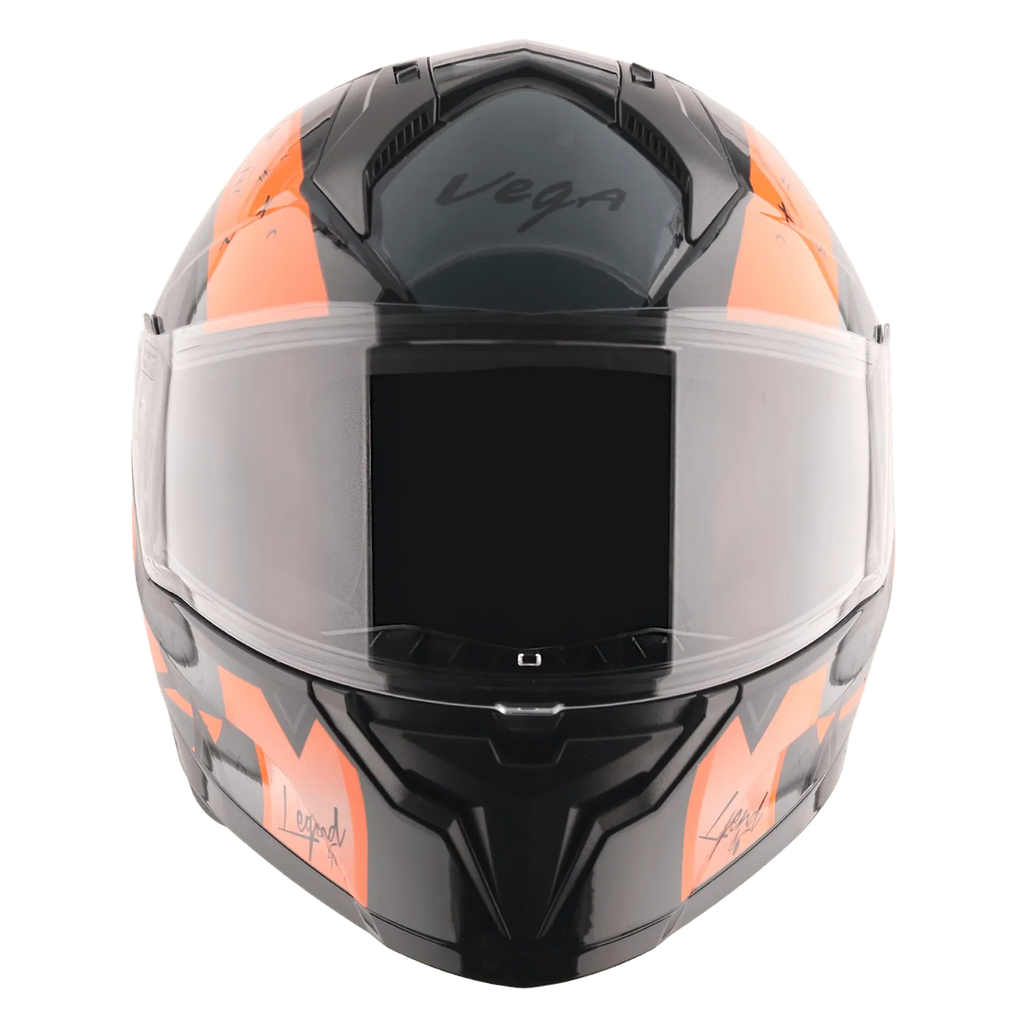 VEGA Sonic Dx Legend Black Orange Full Face Helmet