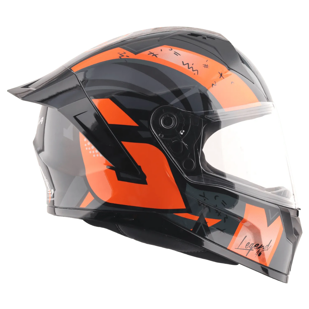 VEGA Sonic Dx Legend Black Orange Full Face Helmet