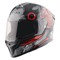 VEGA Sonic Dx Saw Black Red Full Face Helmet