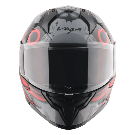 VEGA Sonic Dx Saw Black Red Full Face Helmet