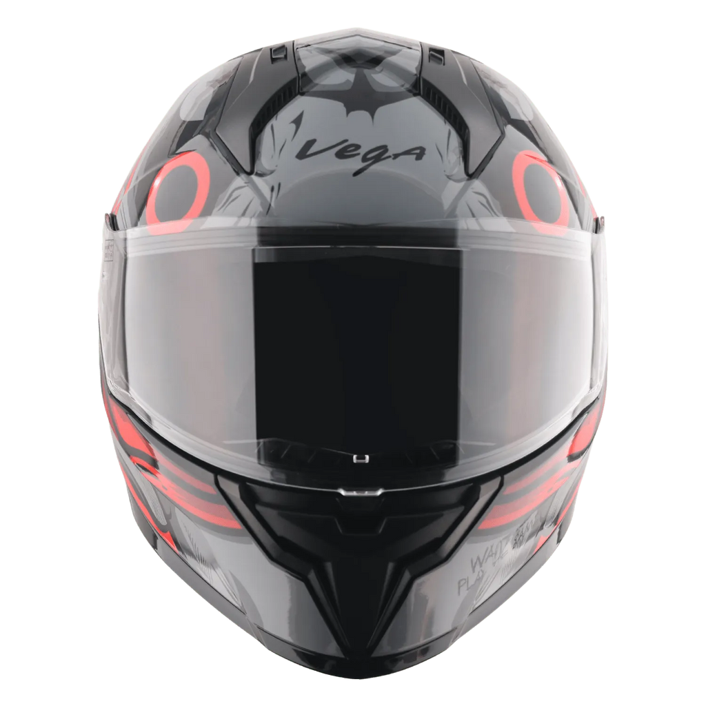 VEGA Sonic Dx Saw Black Red Full Face Helmet