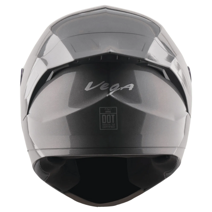 VEGA Sonic Dx Solid Athena Grey Full Face Helmet