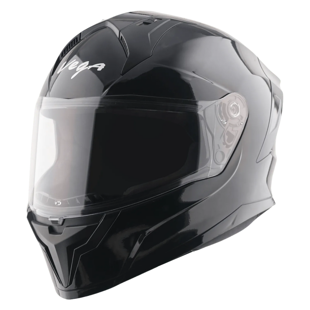 VEGA Sonic Dx Solid Black Full Face Helmet