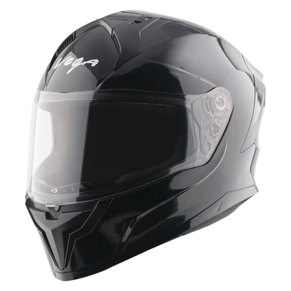 VEGA Sonic Dx Solid Black Full Face Helmet