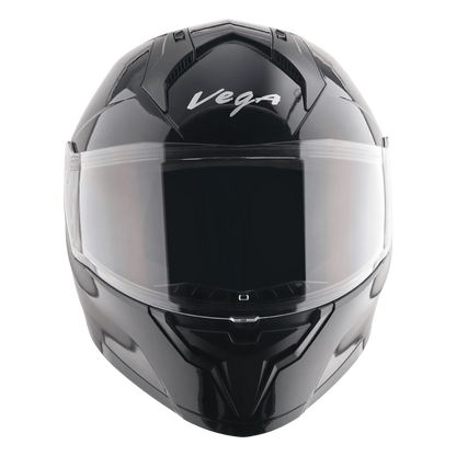 VEGA Sonic Dx Solid Black Full Face Helmet