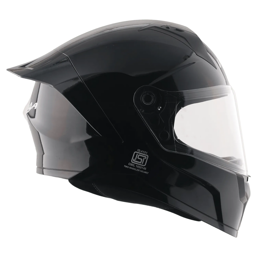 VEGA Sonic Dx Solid Black Full Face Helmet