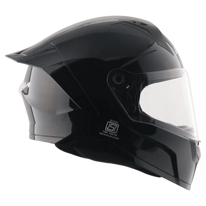 VEGA Sonic Dx Solid Black Full Face Helmet