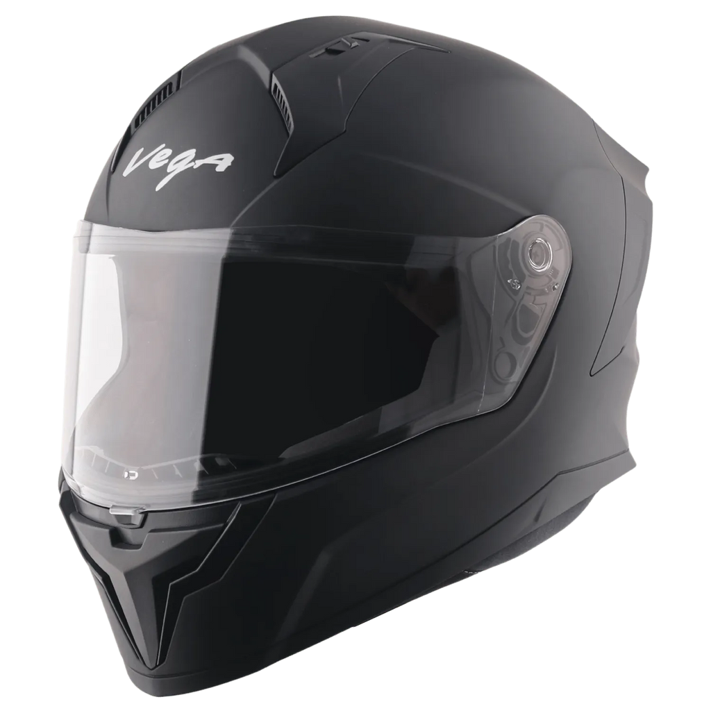 Vega Sonic Dx Solid Dull Black Full Face Helmet