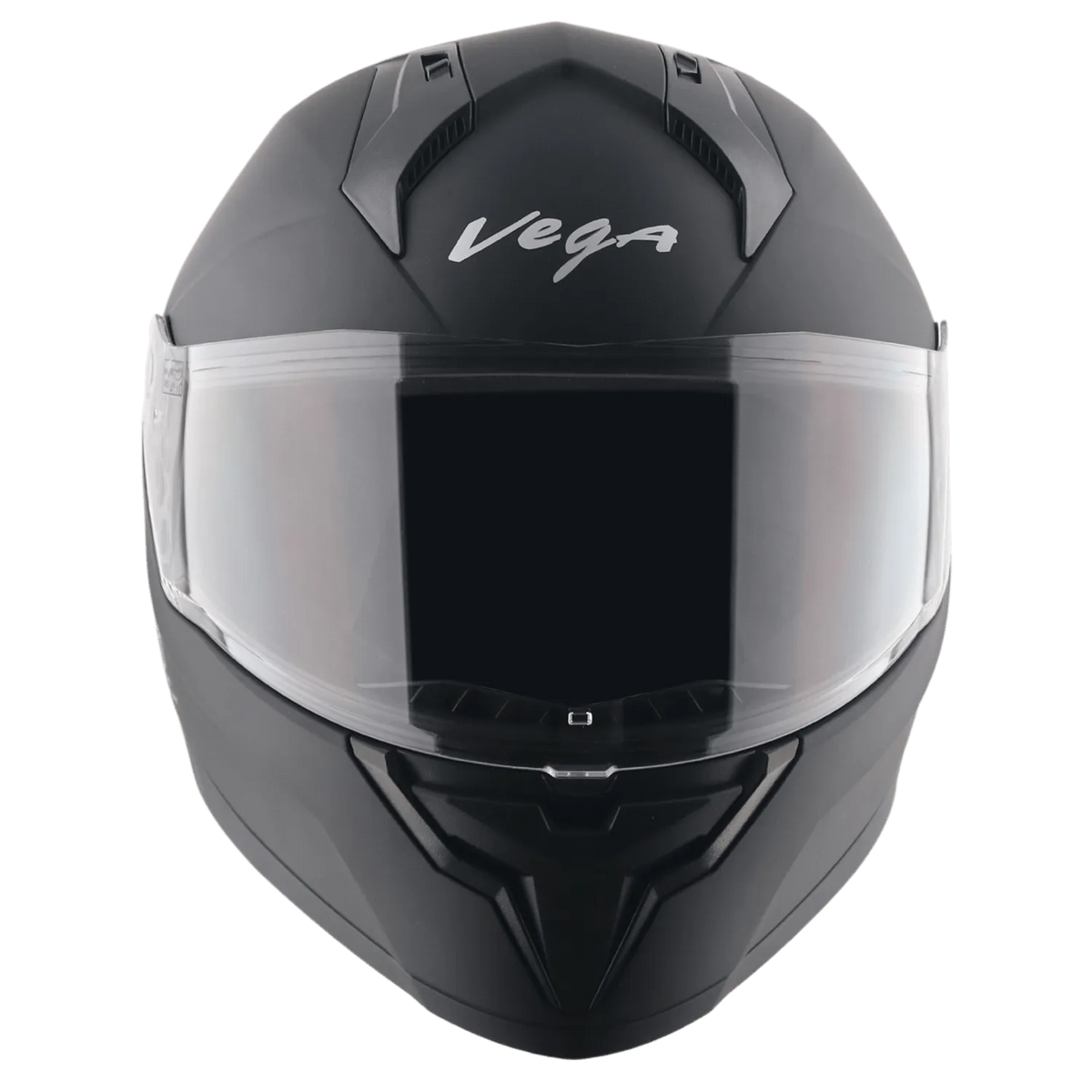 Vega Sonic Dx Solid Dull Black Full Face Helmet