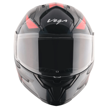 VEGA Sonic Dx Trigger Black Red Full Face Helmet