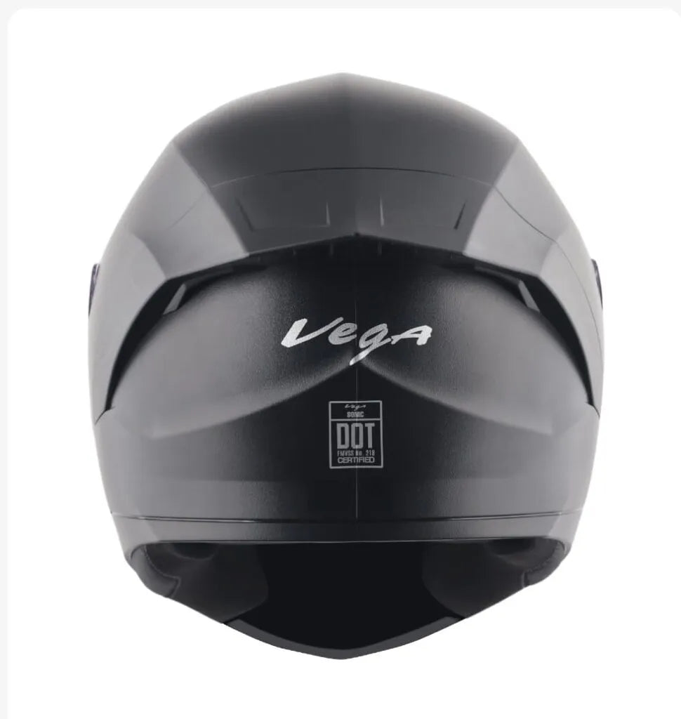 VEGA Sonic Tf Black Full Face Helmet