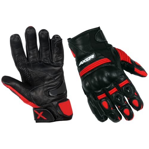 Axor Spyder Black Red Gloves Riding Gears