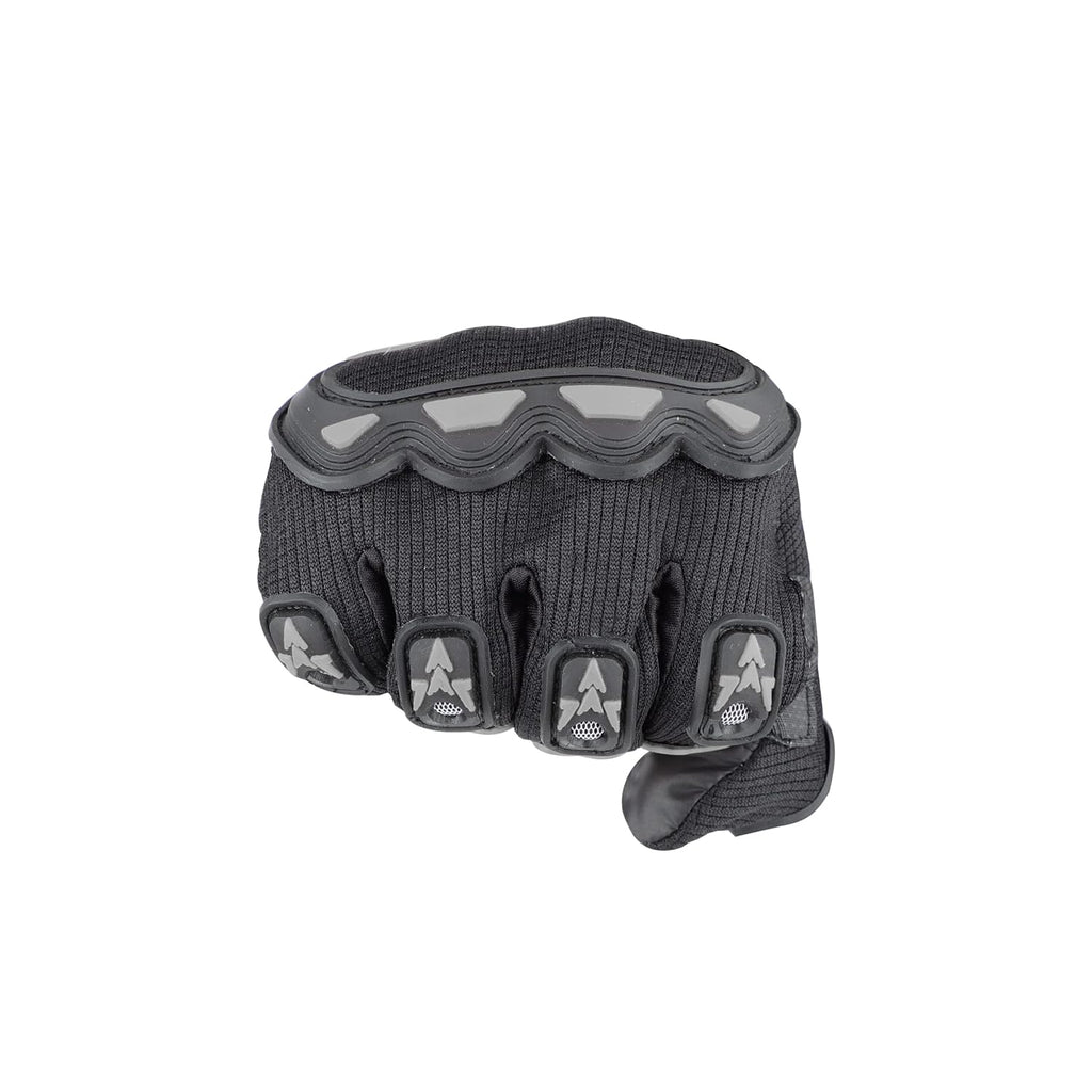 STEELBIRD Full Length Riding Black Grey Gloves Riding Gears