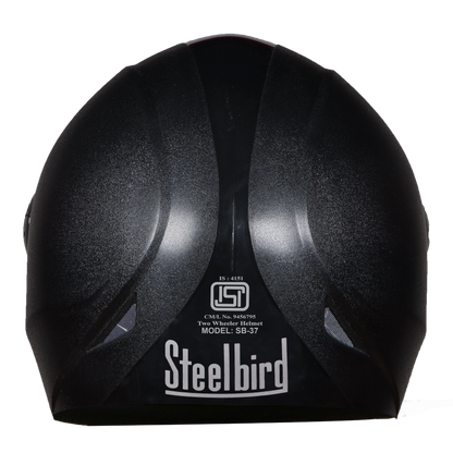 Steelbird Sb-37 Zon Plus Dashing Black Full Face Helmet