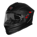 Steelbird Sb 120 Fighter Black Grey with ECE 22.06 Full Face Helmet